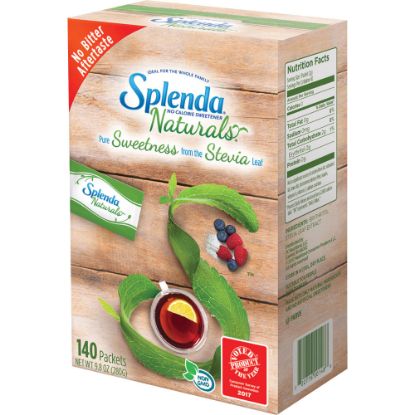 Picture of Splenda Naturals Stevia Sweetener Packets, Box Of 140