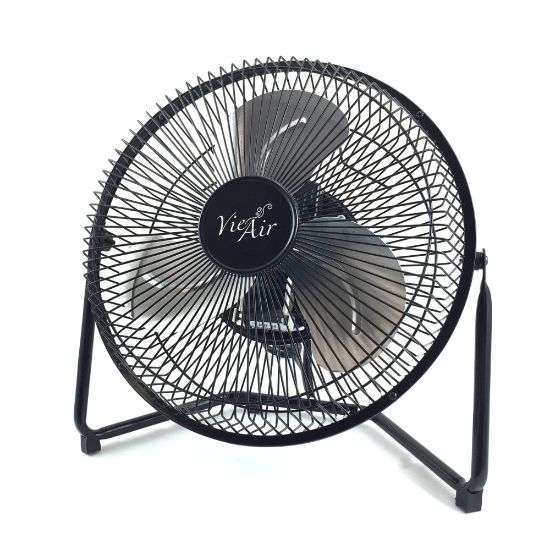 Picture of Vie Air 9in 3-Speed High-Velocity Floor Fan, 11-1/2in x 11-1/2in