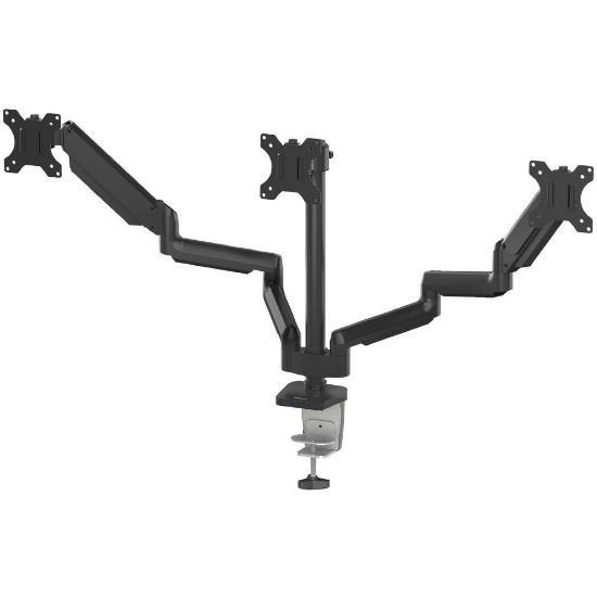 Picture of Fellowes Platinum Series Triple Flat-Panel Monitor Arms, Black