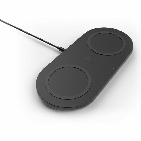 Picture of Belkin BoostCharge Dual Wireless Charging Pads - AC Plug