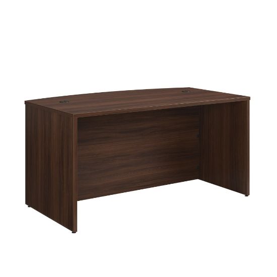 Picture of Sauder Affirm 54inW Bow-Front Computer Desk, 54inW, Noble Elm