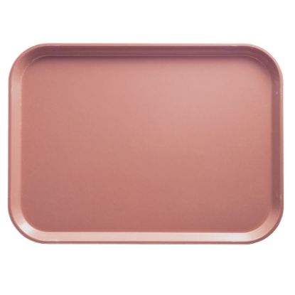 Picture of Cambro Camtray Rectangular Serving Trays, 15in x 20-1/4in, Blush, Pack Of 12 Trays