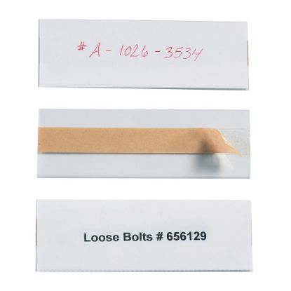 Picture of Open-Edge Plastic Label Holder, 2in x 6in, Clear, Pack Of 50