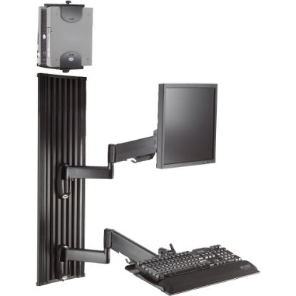 Picture of Chief All-In-One 10-30in Monitor Arm Workstations for LCD Displays - Black - Black