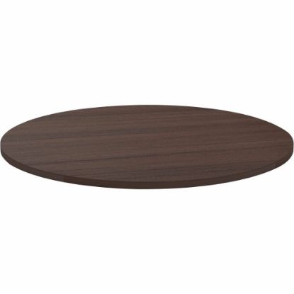 Picture of Lorell Laminate Round Conference Tabletop, 48in, Espresso