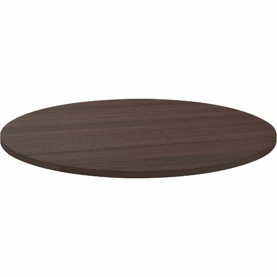 Picture of Lorell Laminate Round Conference Tabletop, 48in, Espresso