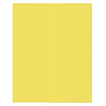 Picture of Office Depot Brand 2-Pocket Textured Paper Folders, Yellow, Pack Of 10