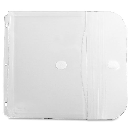 Picture of C-Line Super Heavyweight Poly Binder Pockets - Clear, Side Loading, 11 x 8-1/2, 5/PK, 57537