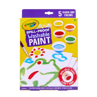 Picture of Crayola Spill-Proof Kids Washable Paint Set