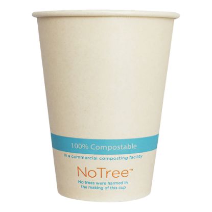 Picture of World Centric NoTree Paper Cold Cups, 12 Oz, Natural, Pack Of 1,000 Cups