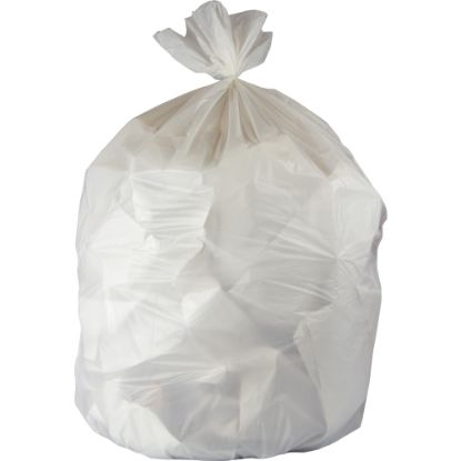 Picture of Heritage Low-Density Extra Heavy Duty Trash Can Liners, 0.75-mil, 30 Gallons, 36in x 30in, White, Case Of 200 Liners