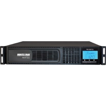 Picture of Minuteman PRO-RT PRO1000RT2U 1000VA Tower/Rack/Wall Mountable UPS - 2U Tower/Rack/Wall Mountable - 4 Minute Stand-by - 120 V AC Input - 120 V AC Output - 8 x NEMA 5-15R