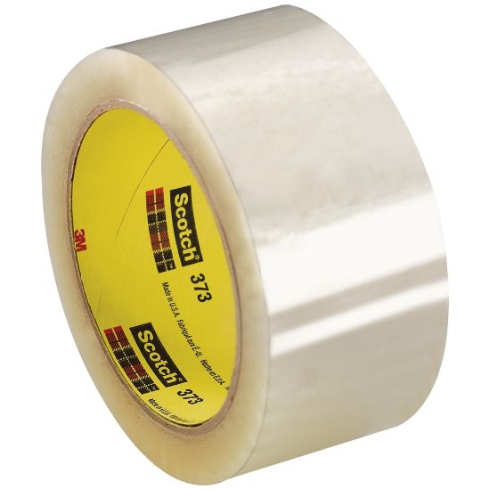 Picture of Scotch 373 Carton-Sealing Tape, 3in Core, 2in x 110 Yd., Clear, Pack Of 6