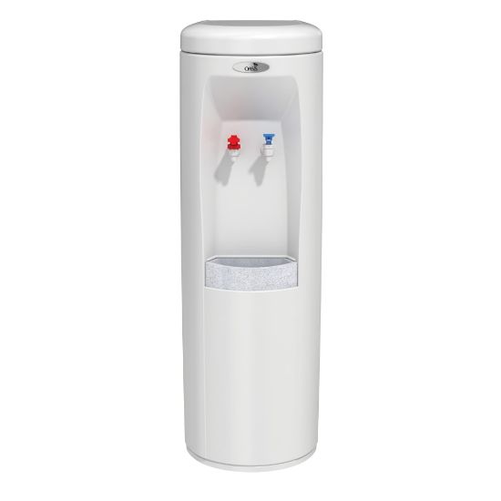 Picture of Oasis Atlantis Hot/Cold Plumbed Floorstand Water Cooler, White