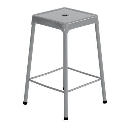 Picture of Safco Steel Counter Stool, Silver