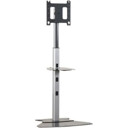 Picture of Chief Large Floor Stand Display Mount - For Displays 42-86in - Black - Up to 200lb Flat Panel Display - Silver