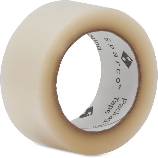 Picture of Sparco Transparent Hot-melt Tape - 110 yd Length x 1.89in Width - 1.6 mil Thickness - 3in Core - 6 / Pack - Transparent