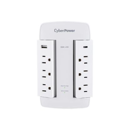 Picture of CyberPower Professional Series CSP600WSURC5 - Surge protector - AC 125 V - output connectors: 6