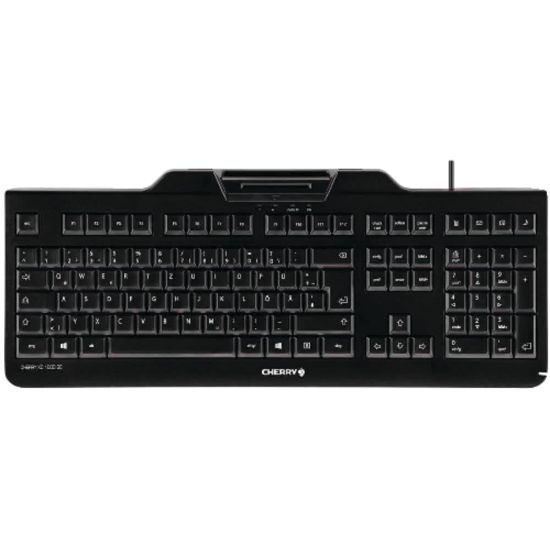 Picture of Cherry JK-A0104 Series Smartcard Keyboard, Black, KC 1000 SC