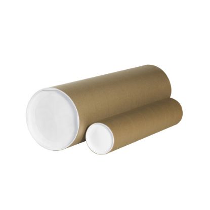 Picture of Partners Brand Heavy-Duty Kraft Mailing Tubes, 5in x 36in, 80% Recycled, Kraft, Pack Of 15