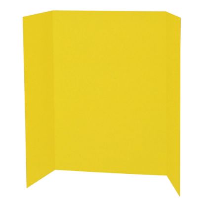 Picture of Pacon Presentation Boards, 48in x 36in, Yellow, Pack Of 6 Boards