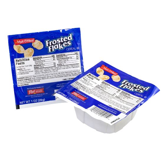 Picture of Malt-O-Meal Frosted Flakes Cereal Bowls, 1 Oz, Pack Of 96 Boxes