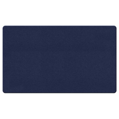 Picture of Ghent Fabric Bulletin Board With Wrapped Edges, 12in x 48in, Blue