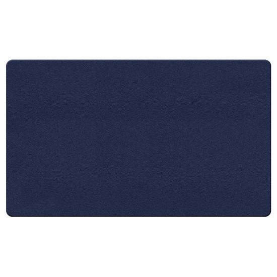 Picture of Ghent Fabric Bulletin Board With Wrapped Edges, 12in x 48in, Blue