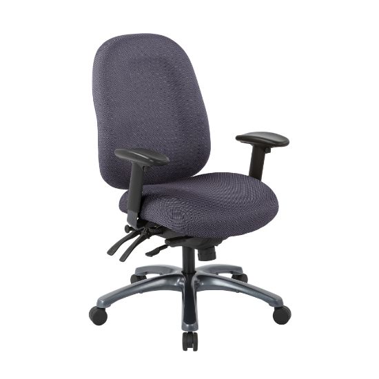 Picture of Office Star Multi-Function High-Back Fabric Task Chair, Jet