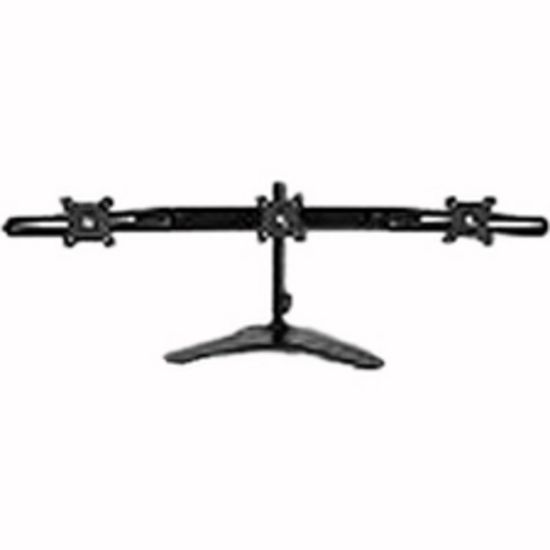 Picture of Planar 997-6035-00 Triple Monitor Stand - 17in to 24in Screen Support - 58.20 lb Load Capacity - LCD Display Type Supported20in Width - Desktop - Black