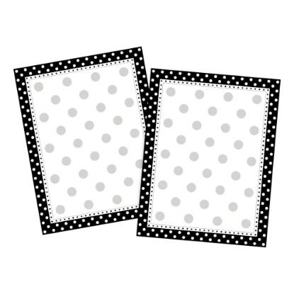 Picture of Barker Creek Computer Paper, Letter Paper Size, 60 Lb, Black & White Dot, 100 Sheets