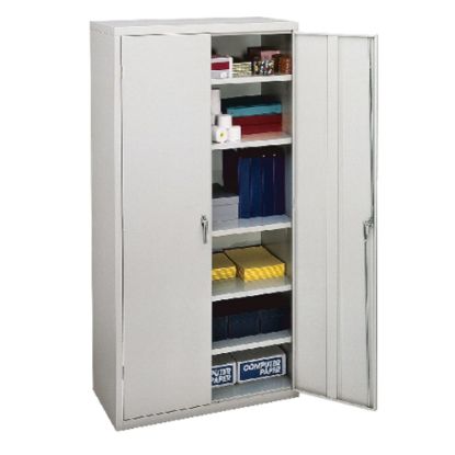 Picture of HON Brigade 5-Shelf Storage Cabinet, Adjustable Shelves, 72inH x 36inW x 24-1/4inD, Light Gray