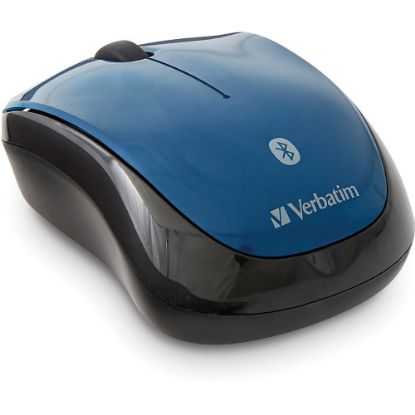 Picture of Verbatim Bluetooth Wireless Tablet Multi-Trac Blue LED Mouse - Dark Teal - Blue LED - Wireless - Bluetooth - Dark Teal - 1 Pack - 1600 dpi - Symmetrical