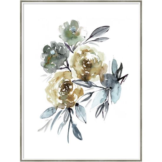 Picture of Amanti Art Yellow Roses by Sara Berrenson Wood Framed Wall Art Print, 31inW x 41inH, White