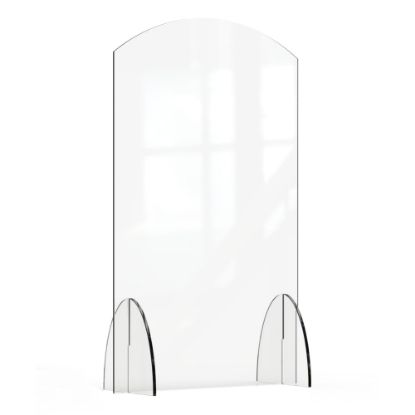 Picture of Rosseto Serving Solutions Avant Guarde Acrylic Sneeze Guard, 40in x 24in, Clear