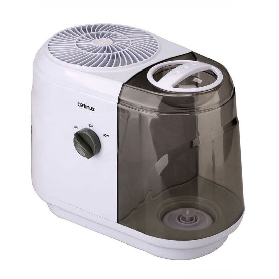 Picture of Optimus 2-Gallon Cool Mist Evaporative Humidifier, 11-1/2inH x 9-1/2inW x 7inD