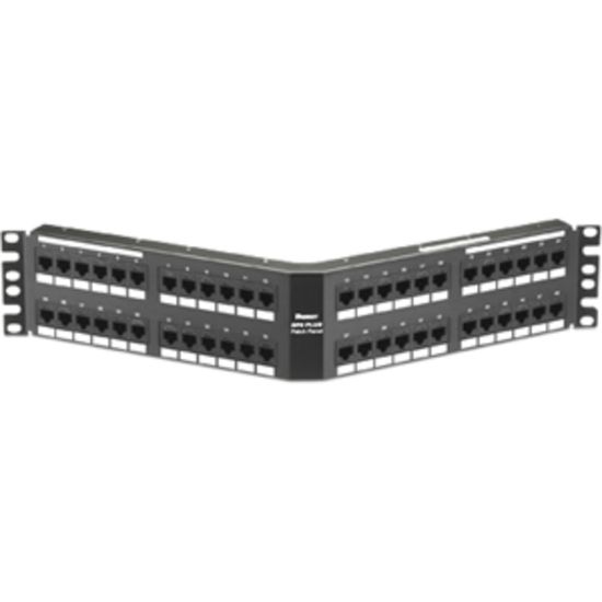 Picture of Panduit DP6 10Gig - Patch panel - CAT 6a - 2U - 19in/23in - 48 ports