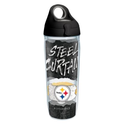 Picture of Tervis NFL Statement Water Bottle With Lid, 24 Oz, Pittsburgh Steelers