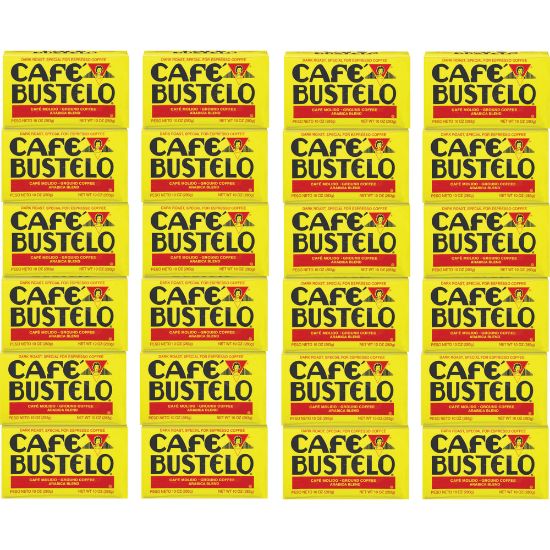 Picture of Cafe Bustelo Arabica Ground Canister Coffee, Dark Roast, 10 Oz, Case Of 24 Canisters