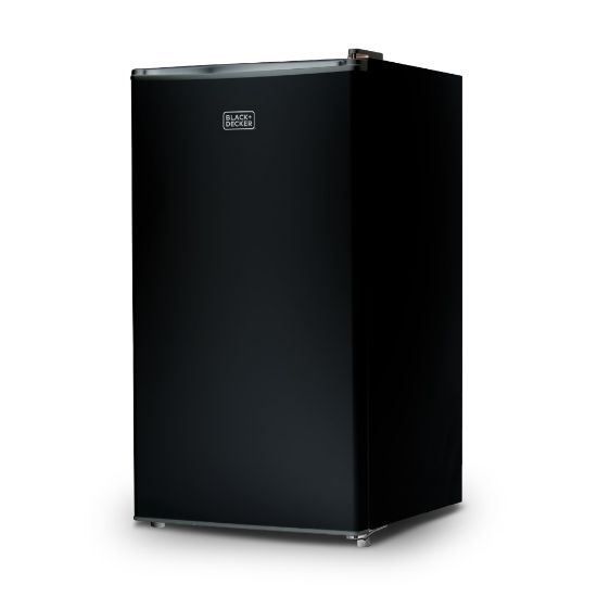 Picture of Black+Decker BCRK32B Refrigerator With Freezer Compartment, 3.2 Cu Ft, Black