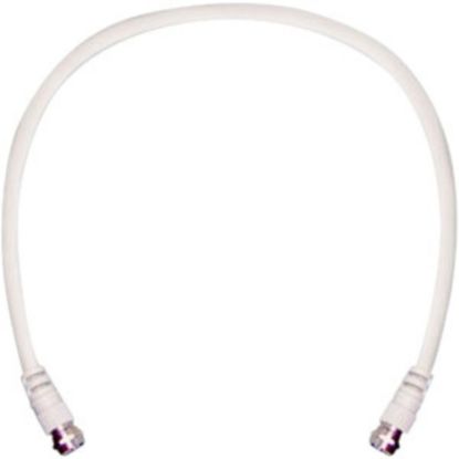 Picture of WilsonPro 2-Feet RG6 Coax Cable - 2 ft Coaxial Antenna Cable for Antenna - First End: 1 x F Connector Male Antenna - Second End: 1 x F Connector Male Antenna - Extension Cable - White