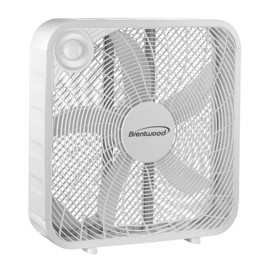 Picture of Brentwood Kool Zone 20in Box Fan, 20in x 20in, White