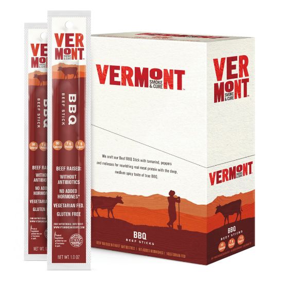 Picture of Vermont Smoke & Cure BBQ Beef Sticks, 1 oz, Pack Of 24 Sticks