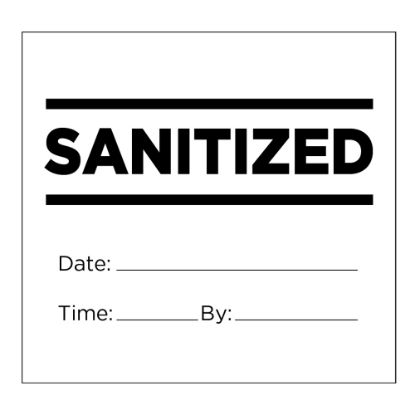 Picture of Post-it Notes Sanitized Adhesive Notes, 3in x 3in, White