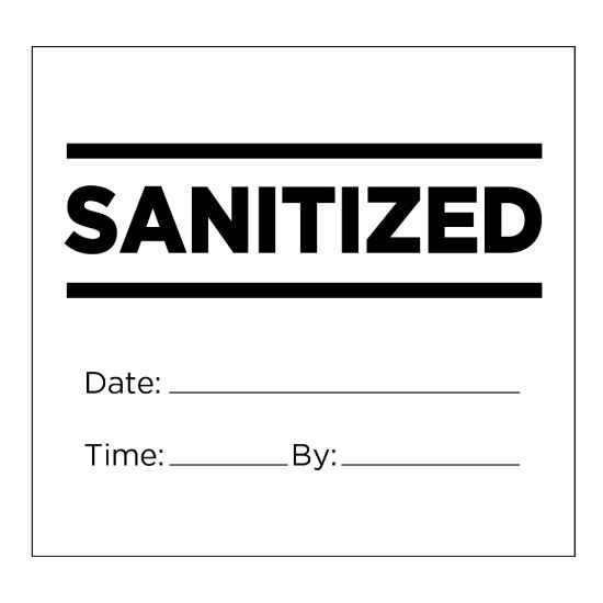 Picture of Post-it Notes Sanitized Adhesive Notes, 3in x 3in, White