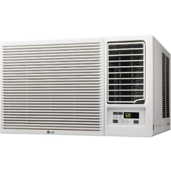 Picture of LG 23000 BTU Window Air Conditioner, Cooling & Heating - Cooler, Heater - 6740.63 W Cooling Capacity - 3399.62 W Heating Capacity - 1420 Sq. ft. Coverage - Dehumidifier - Remote Control - White