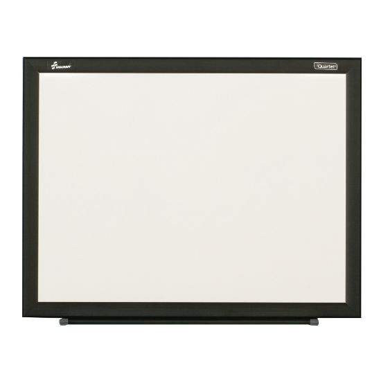 Picture of SKILCRAFT Dry-Erase Whiteboard, 24in x 36in, Aluminum Frame With Black Finish (AbilityOne 7110 01 651 1294)