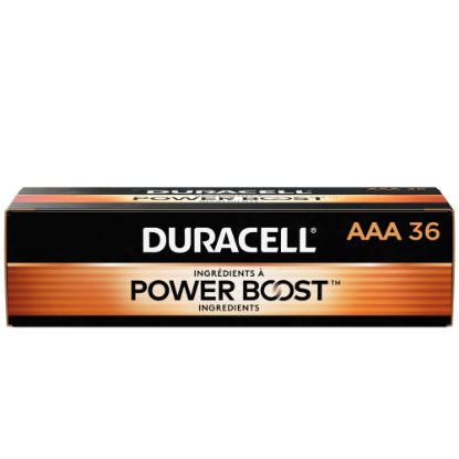 Picture of Duracell Coppertop AAA Alkaline Batteries, Box Of 36