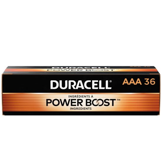 Picture of Duracell Coppertop AAA Alkaline Batteries, Box Of 36