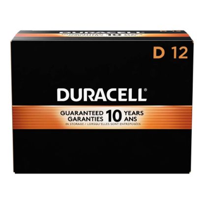 Picture of Duracell Coppertop D Alkaline Batteries, Box Of 12